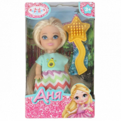 Кукла Аня 12 см, акс., кор КАРАПУЗ в кор.120шт ANNA-C4-BB