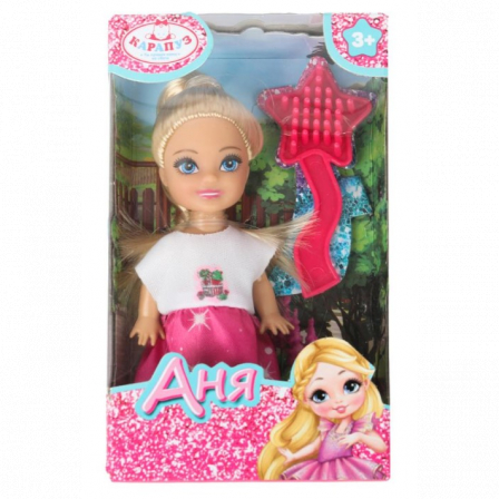 Кукла Аня 12 см, акс., кор КАРАПУЗ в кор.120шт ANNA-C9-BB