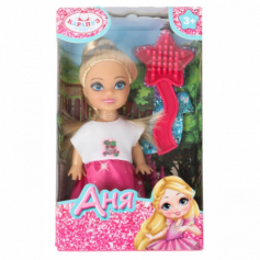 Кукла Аня 12 см, акс., кор КАРАПУЗ в кор.120шт ANNA-C9-BB
