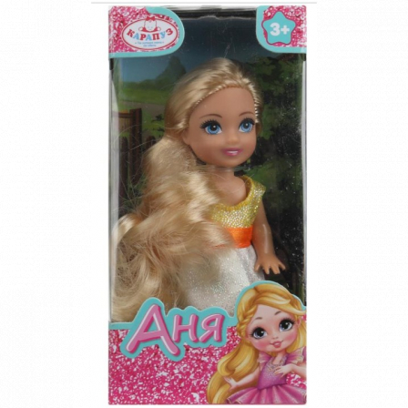 Кукла 12 см Аня 12 см, кор КАРАПУЗ в кор.120шт ANNA-BF17-BB