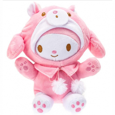 Игрушка мягкая Kuromi San RIO зайка мелоди 17см без чипа в пакете МУЛЬТИ-ПУЛЬТИ в кор.24шт