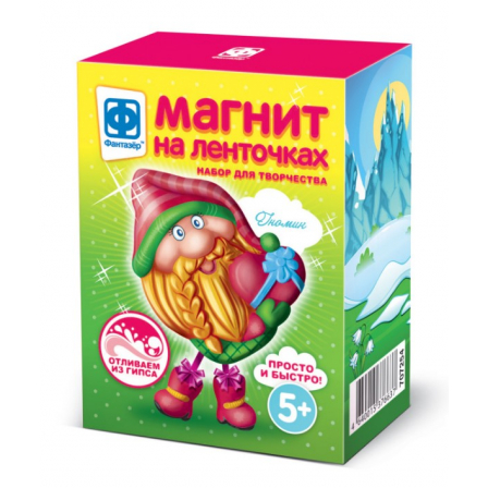 Магнит на ленточках Гномик