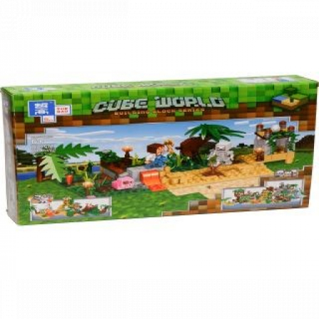 Конструктор Zhe Gao Gube World 291 деталей.34*26*6