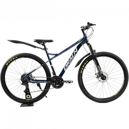 24" Велокомплект DKALN-608, сталь спицы серо-черный