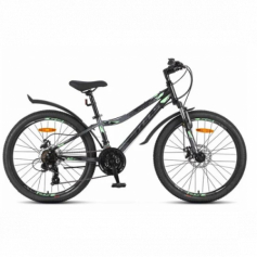 24" Велокомплект Stels TURBO 410MD 12"(черный/зеленый)