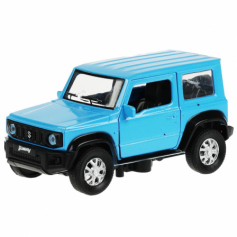 Машина металл SUZUKI JIMNY 11,5 см, двери, багаж, инерц, синий, кор. Технопарк в кор.2*36шт