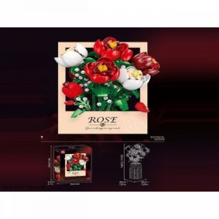 Конструктор "Розы" 761 деталь.23*5,5*30