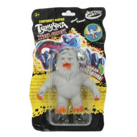 Игрушка тянучка МОНСТР, цвет серый ИГРАЕМ ВМЕСТЕ в кор.3*12шт