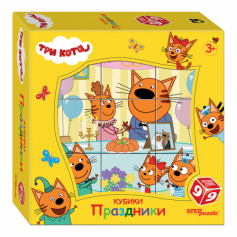 9 кубиков "Три кота. Праздники"