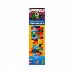 Настольная игра пирамидка деревянная башня БУБА кор.8*27*8см ИГРАЕМ ВМЕСТЕ в кор.25шт