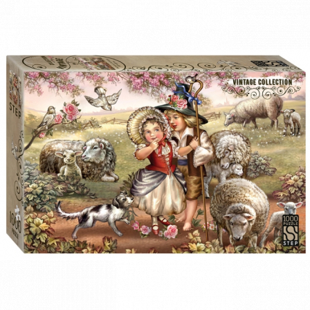 Мозаика "puzzle" 1000 "Паcтушок и пастушка"