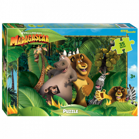 Пазл  35 MAXI "Мадагаскар - 3" (Dreamworks, Мульти)