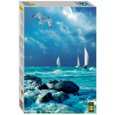 Мозаика "puzzle" 2000 "Море. Чайка"