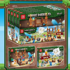 Конструктор my world, 4шт в дисплее №H85001
