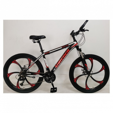 26" Велокомплект SHREDER 26 сталь/литые диски бело-красный MT2600