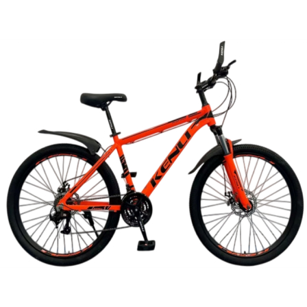 26" Велокомплект KENLI 26 Алюминий/спицы черно-красный 2600L