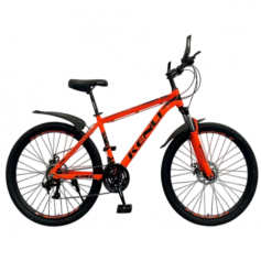 26" Велокомплект KENLI 26 Алюминий/спицы черно-красный 2600L