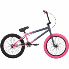 20" Велокомплект NOVATRACK BMX JUPITER сталь 20" темно серо-розовый, U-BRAKE