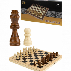Шахматы деревянные (34х17х3.5 см), фигуры дерево, в коробке (Арт. AN02588)