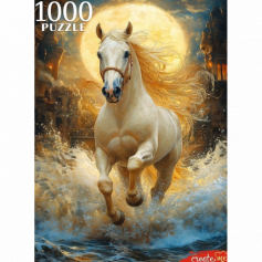 ПАЗЛЫ 1000 элементов. БЕЛАЯ ЛОШАДЬ   (арт.П1000-8272)