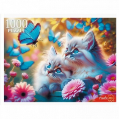 ПАЗЛЫ 1000 элементов. КОТЯТА И БАБОЧКИ