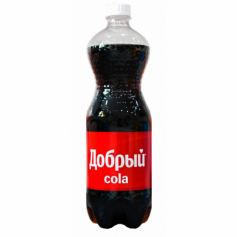 Вода газ. Добрый кола 1,0 л