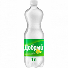 Вода газ. Добрый лимон/лайм 1,0 л НОВЫЙ