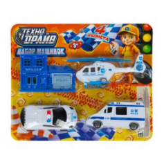 Набор машинок блистер 30*25*5см ТЕХНОДРАЙВ в кор. 2*36шт.