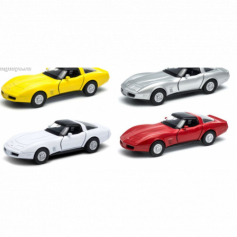 Машина  CHEVROLET CORVETTE (желт, красн) 4.75" 1982