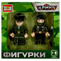 Конструктор фигурки армия, 2 шт.Город мастеров в кор.2*40шт
