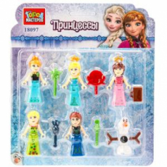 Конструктор фигурки фроузен-6 шт. Город мастеров в кор.2*144шт