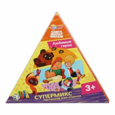 Супермикс. Союзмультфильм.Настольная игра-ходилка в треугол.кор. 300х300х50мм. Умные игры в кор.20шт
