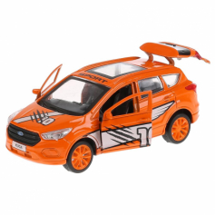 Машина мет."FORD KUGA СПОРТ" открыв. двери, инерц. в кор.