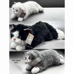 А Мягкая музыкальная игрушка Кошечка 55см