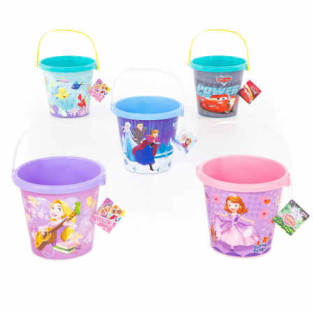 Ведро большое с наклейкой Disney (микс)