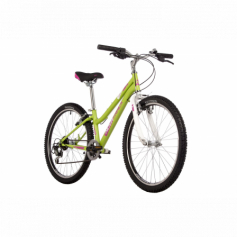 24" Велокомплект NOVATRACK JENNY 12" сталь,6ск, (салатовый) TY21/TS-38/SG-6S V-brake