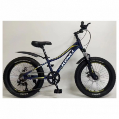 20" Велокомплект KENLI 20 Алюминий/спицы серо-синий