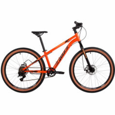 24" Велокомплект FOXX 24" AZTEC JR оранжевый, сталь, размер 12"