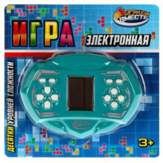 Электронная логическая игра блист.15,5*15,5*3см ИГРАЕМ ВМЕСТЕ в кор.2*120шт.