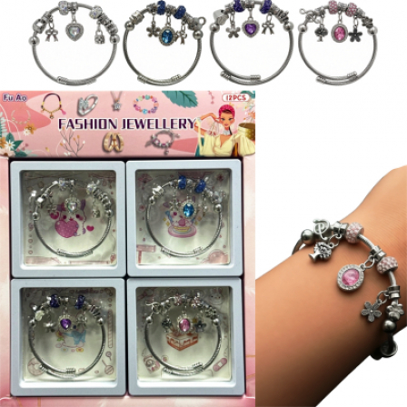 А Браслет «Fashion Jewellery» с украшениями. В ассортименте 504 шт/кор