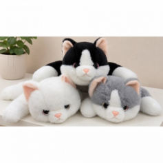 А Мягкая игрушка Кошка лежачая/антистресс