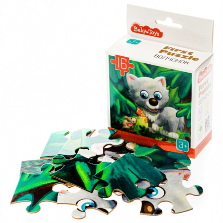 Пазл First Puzzle "Волчонок" (16 эл) Baby Toys