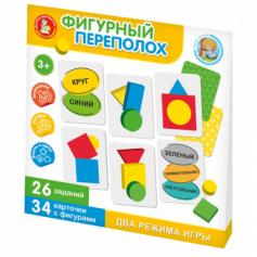 Игра обучающая "Фигурный переполох" Учись, играя