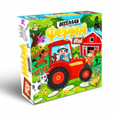 Игра настольная "Весёлая ферма 10 в 1"