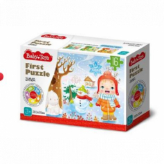 Пазл First Puzzle "Времена года. Зима" (16 эл) Baby Toys