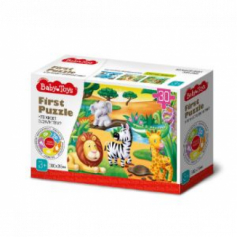 Пазл First Puzzle "Кто живет в Джунглях" (30 эл) Baby Toys