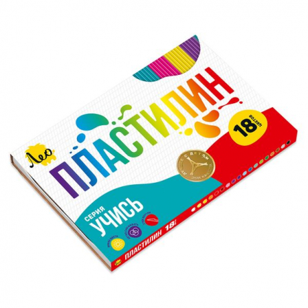 Пластилин классический   LNMC-0118   360 г ( в картонной упаковке )  18 цв. . LNMC