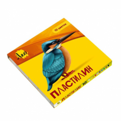 Пластилин классический   LBMC-0110   200 г ( в картонной упаковке )  10 цв. . LBMC-