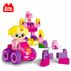 Конструктор пластиковый "Замок принцессы" 40 дет Baby Blocks
