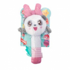 Текстильная игрушка погремушка-пищалка Умка в кор.250шт